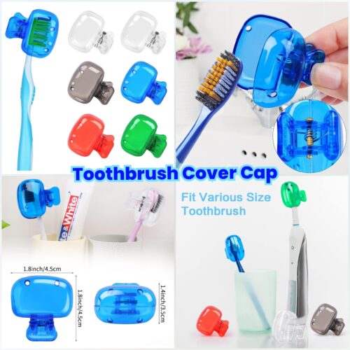 Toothbrush Cover Cap / Portable Toothbrush Pod Caps Case / Toothbrush Head Cover Cap