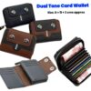 Dual Tone Card Wallet