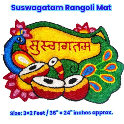 Suswagatam Rangoli Mat