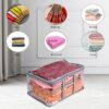 Heavy Quality Transparent Storage Organiser/ Saree Box Cover