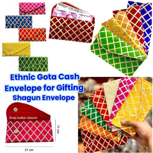 Ethnic Gota Cash Envelope for Gifting / Shagun Envelope