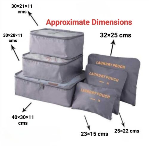 Travel Smart 6 Piece Luggage Organiser Set