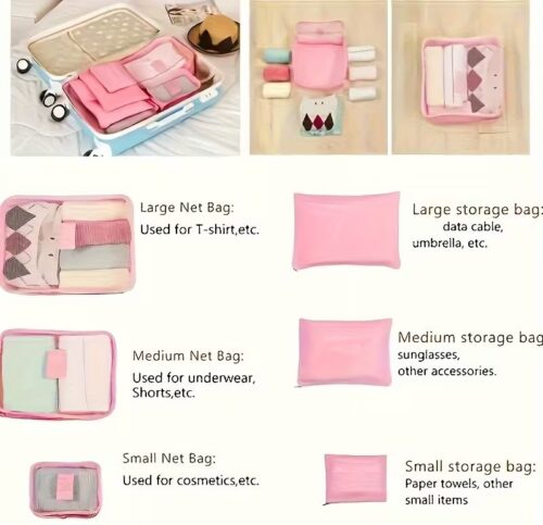 Travel Smart 6 Piece Luggage Organiser Set