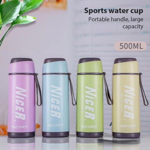 Nicer Sport Glass Water Bottle - 500ml