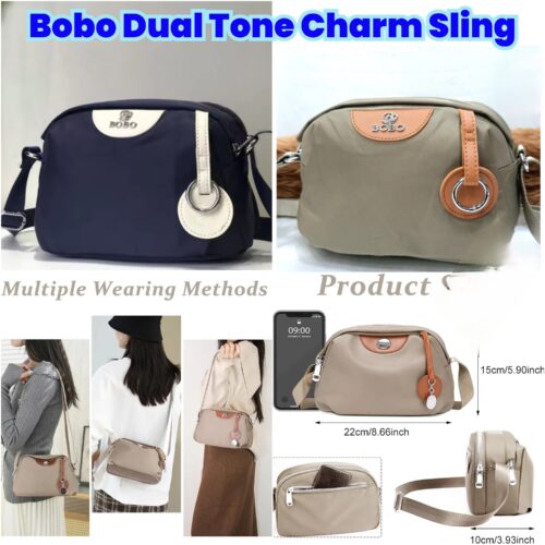 BOBO Dual Tone Charm Sling - Imported Premium Quality