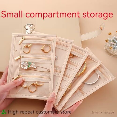Premium Luxury Portable Jewellery Organiser Storage Folder / Book