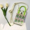 Knitted Crossbody Korean Mini Handbag Mobile Sling – Phone Pixie – Pack of 1