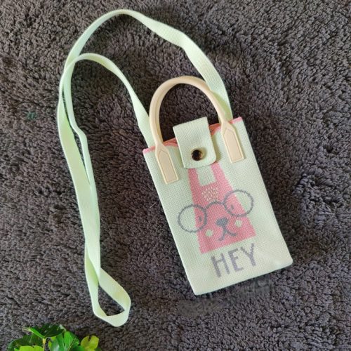 Knitted Crossbody Korean Mini Handbag Mobile Sling – Phone Pixie – Pack of 1