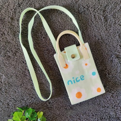 Knitted Crossbody Korean Mini Handbag Mobile Sling – Phone Pixie – Pack of 1