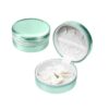 Metallic Round Jewellery Box / Multipurpose Gift  Box / Mini Jewellery Organizer
