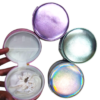 Metallic Round Jewellery Box / Multipurpose Gift  Box / Mini Jewellery Organizer