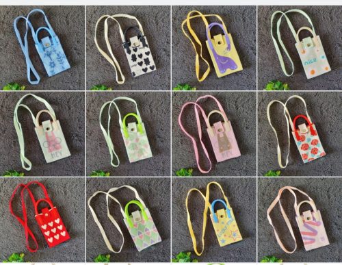 Knitted Crossbody Korean Mini Handbag Mobile Sling – Phone Pixie – Pack of 1