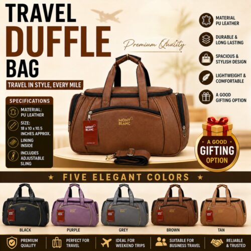 Premium Look Travel Duffle Bag