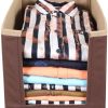 Foldable Stackable Clothes Organizer for Wardrobe – Shirts, Kurtis & T-Shirts Storage Box - Heavy Quality