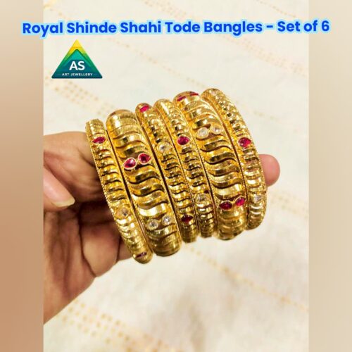 Royal Shinde Shahi Tode Bangles - Set of 6