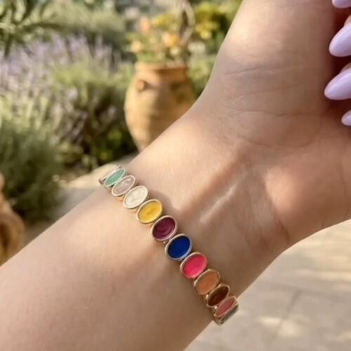 Multicolor Stretchable Italian Bracelet