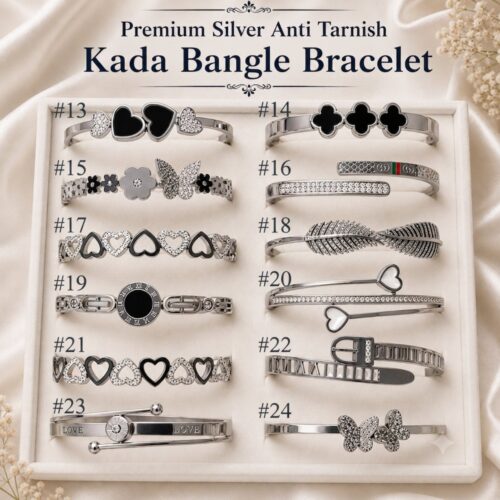 Alternative view of Premium Silver Anti Tarnish Kada Bangle Bracelet - Pack of 1 Bracelet