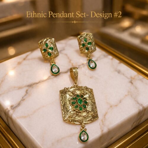 Ethnic Pendant Set - (Design 2)