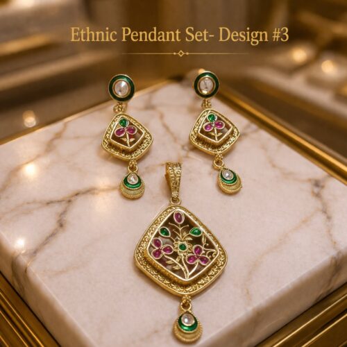 Ethnic Pendant Set - (Design 3)