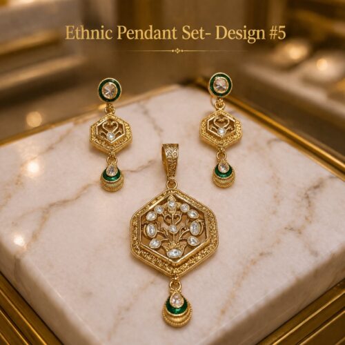 Ethnic Pendant Set - (Design 5)