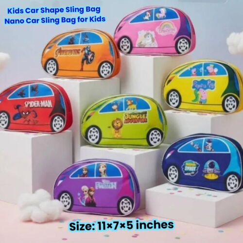 Kids Car Shape Sling Bag / Nano Car Sling Bag for Kids