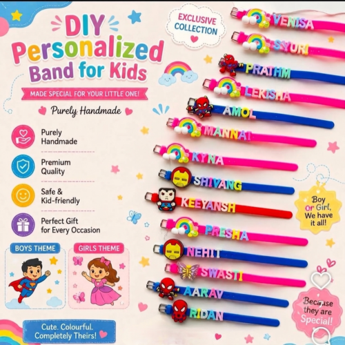 DIY Personalized Charcter Band for Kids