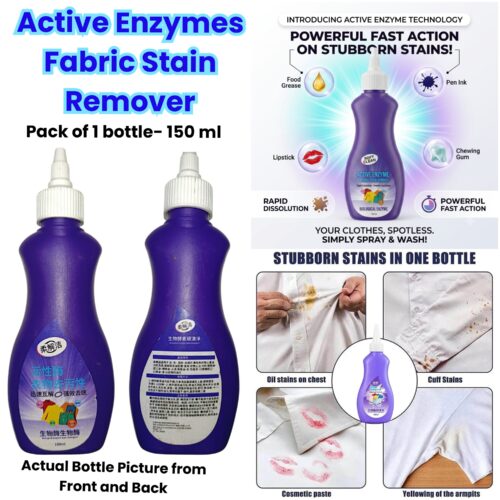 Active Enzymes Fabric Stain Remover - 150 ml- Pack of 1