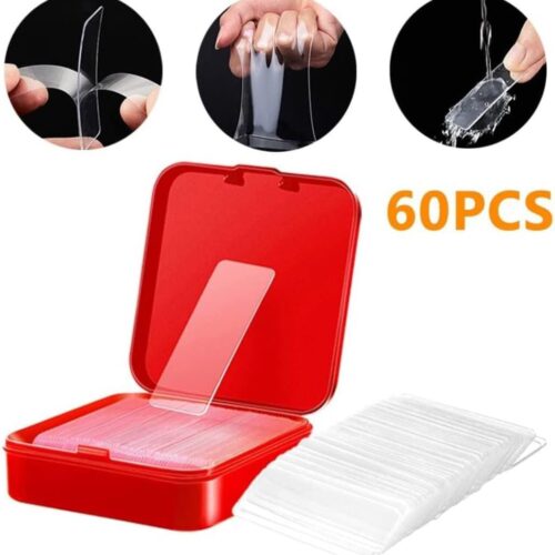Alternative view of Double Sided Transparent Self Adhesive Sticker Tape Strips